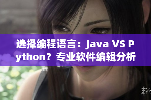 選擇編程語(yǔ)言：Java VS Python？專(zhuān)業(yè)軟件編輯分析