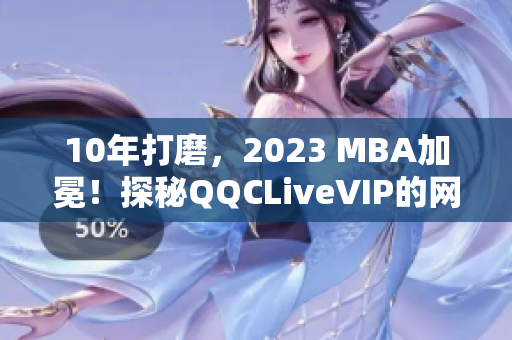 10年打磨，2023 MBA加冕！探秘QQCLiveVIP的網(wǎng)絡(luò)軟件卓越之路