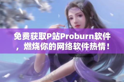 免費(fèi)獲取P站Proburn軟件，燃燒你的網(wǎng)絡(luò)軟件熱情！