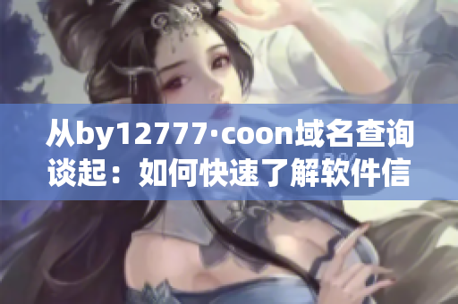 從by12777·coon域名查詢談起：如何快速了解軟件信息