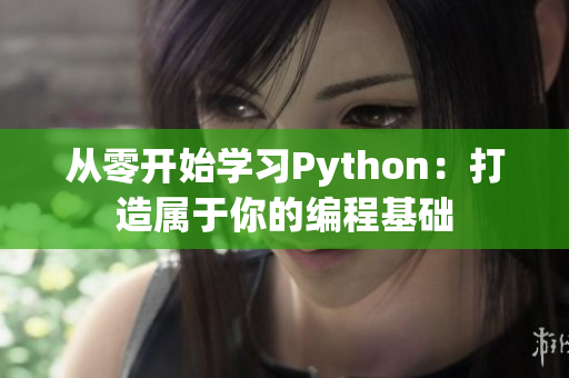 從零開始學(xué)習(xí)Python：打造屬于你的編程基礎(chǔ)