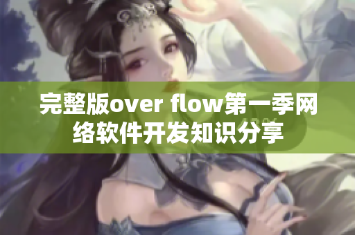 完整版over flow第一季網(wǎng)絡(luò)軟件開發(fā)知識分享