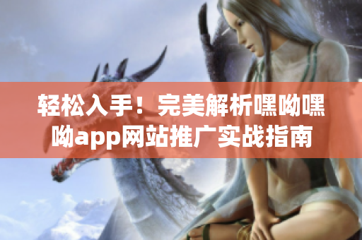 輕松入手！完美解析嘿呦嘿呦app網(wǎng)站推廣實(shí)戰(zhàn)指南