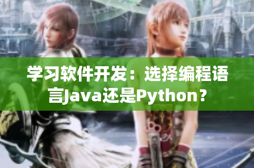 學(xué)習(xí)軟件開發(fā)：選擇編程語言Java還是Python？