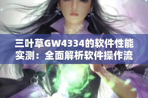 三葉草GW4334的軟件性能實(shí)測(cè)：全面解析軟件操作流暢度