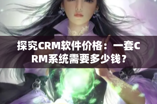 探究CRM軟件價(jià)格：一套CRM系統(tǒng)需要多少錢？