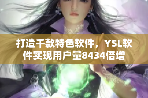 打造千款特色軟件，YSL軟件實(shí)現(xiàn)用戶量8434倍增