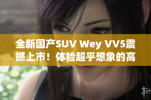 全新國(guó)產(chǎn)SUV Wey VV5震撼上市！體驗(yàn)超乎想象的高性價(jià)比