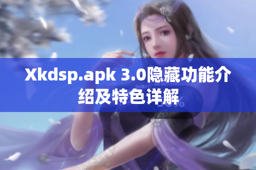 Xkdsp.apk 3.0隱藏功能介紹及特色詳解