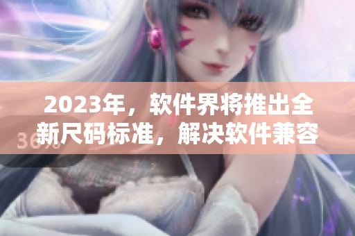 2023年，軟件界將推出全新尺碼標準，解決軟件兼容性難題！