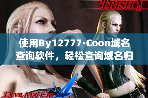 使用By12777·Coon域名查詢軟件，輕松查詢域名歸屬和歷史記錄