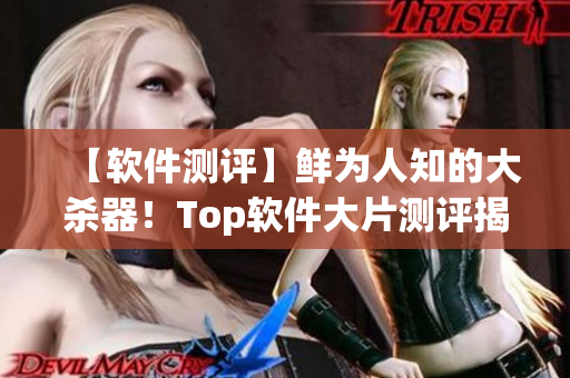 【軟件測評】鮮為人知的大殺器！Top軟件大片測評揭秘