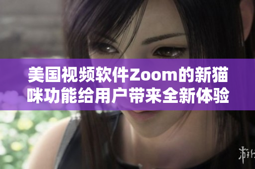 美國視頻軟件Zoom的新貓咪功能給用戶帶來全新體驗