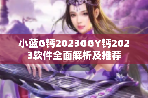 小藍(lán)G鈣2023GGY鈣2023軟件全面解析及推薦