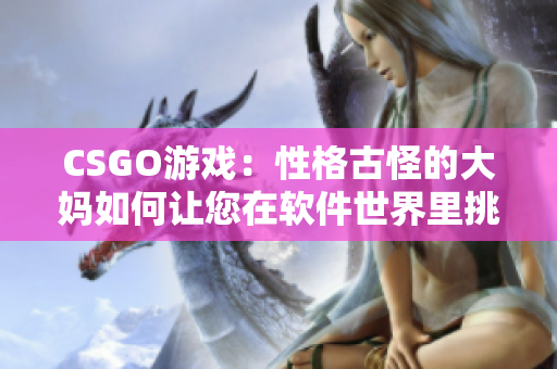 CSGO游戲：性格古怪的大媽如何讓您在軟件世界里挑戰(zhàn)自我