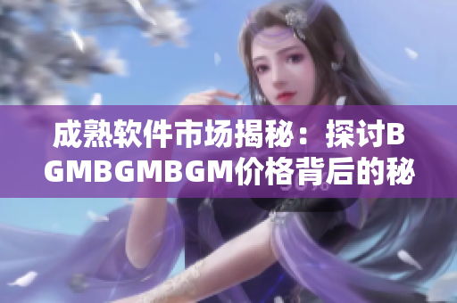 成熟軟件市場(chǎng)揭秘：探討B(tài)GMBGMBGM價(jià)格背后的秘密