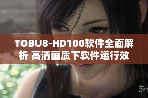 TOBU8-HD100軟件全面解析 高清畫質(zhì)下軟件運行效果深度揭秘