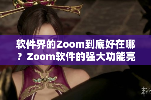 軟件界的Zoom到底好在哪？Zoom軟件的強(qiáng)大功能亮點(diǎn)解析