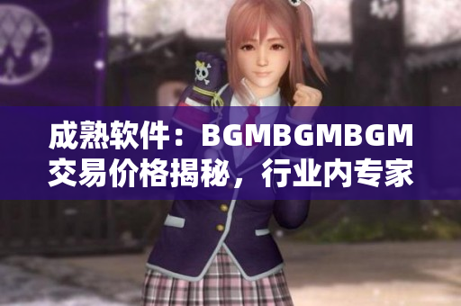 成熟軟件：BGMBGMBGM交易價格揭秘，行業(yè)內專家解讀利潤模式