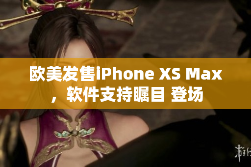 歐美發(fā)售iPhone XS Max，軟件支持矚目 登場