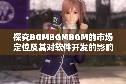 探究BGMBGMBGM的市場定位及其對軟件開發(fā)的影響