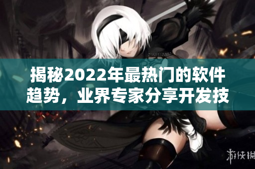 揭秘2022年最熱門的軟件趨勢，業(yè)界專家分享開發(fā)技巧和經驗