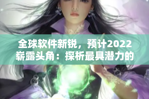 全球軟件新銳，預(yù)計2022嶄露頭角：探析最具潛力的軟件開發(fā)技術(shù)和趨勢